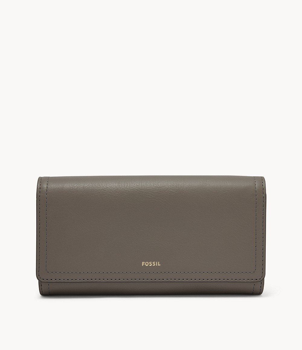 Logan flap best sale clutch fossil